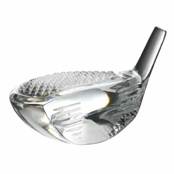 Waterford Golf Club Driver Head Paperweight Clear Crystal 141256